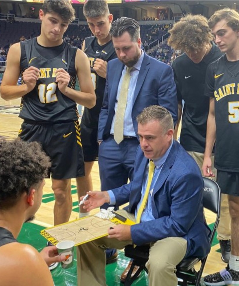 Mike Murray coaching at Saint Rose NCAA DII